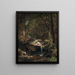 Mountain Stream Painting - Albert Bierstadt — framed artwork on a wall