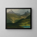 Mountain Landscape Painting - Albert Bierstadt — framed artwork on a wall