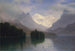 Mountain Scene Painting - Albert Bierstadt — artwork view