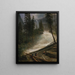 Nevada Falls at Yosemite - Albert Bierstadt — framed artwork on a wall