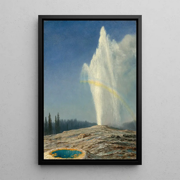 Reproduction of the painting Old Faithful - Albert Bierstadt | Painting