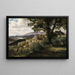 Olevano - Albert Bierstadt — framed artwork on a wall