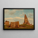 Ruins of the Roman Campagna - Albert Bierstadt — framed artwork on a wall