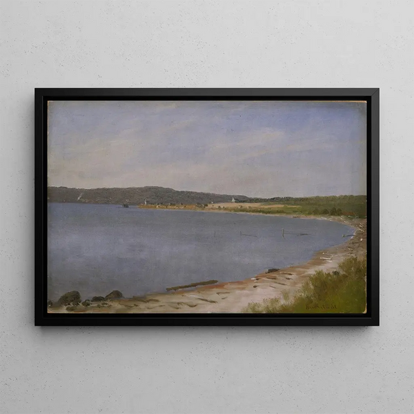 Bay of San Francisco - Albert Bierstadt — framed artwork on a wall