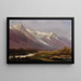 Mountain Study Painting - Albert Bierstadt — framed artwork on a wall