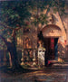 Sunlight and Shadow Painting - Albert Bierstadt — artwork view