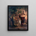 Sunlight and Shadow Painting - Albert Bierstadt — framed artwork on a wall