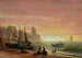The fishing fleet - Albert Bierstadt — artwork view