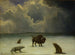 Trapped - Albert Bierstadt — artwork view