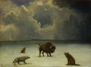 Trapped - Albert Bierstadt — artwork view