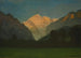 Vue du parc du Glacier ou Coucher de soleil sur le pic - Albert Bierstadt — artwork view