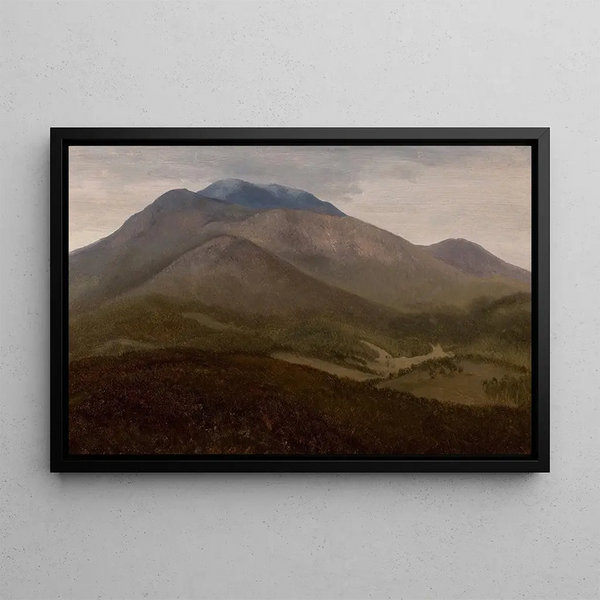 Montagnes Blanches, New Hampshire - Albert Bierstadt — framed artwork on a wall
