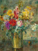 Bouquet of flowers - Albert Charles Lebourg — artwork view