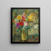 Bouquet of flowers - Albert Charles Lebourg — framed artwork on a wall