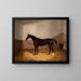 Horse Race - Albert Clark — framed artwork on a wall