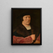 Portrait of a Man - Albert Cornelis — framed artwork on a wall