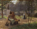 Two young girls in the park - Albert Cresswell — artwork view