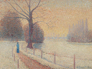 Le Puy en hiver - Albert Dubois-Pillet — artwork view