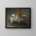 Still life in a basket - Albert Dubois-Pillet — framed artwork on a wall