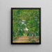 Landscape Painting of Fort - Albert Dubois-Pillet — framed artwork on a wall