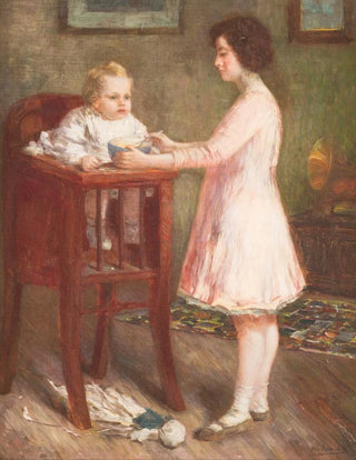 Nourrir le bébé - Albert Dumoulin — artwork view