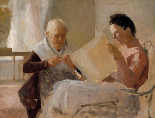Annie Edelfelt with Fredrika Snygg - Albert Edelfelt — artwork view