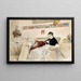L'épouse de l'artiste lisant sur le canapé - Albert Edelfelt — framed artwork on a wall