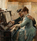 Au piano - Albert Edelfelt — artwork view