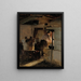 the stove - Albert Edelfelt — framed artwork on a wall