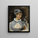 Au Bar - Albert Edelfelt — framed artwork on a wall