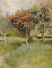 Hawthorn in Bloom View from Chantilly - Albert Edelfelt — artwork view