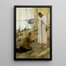 Christ et Marie-Madeleine - Albert Edelfelt — framed artwork on a wall
