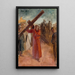 Christ portant la croix - Albert Edelfelt — framed artwork on a wall