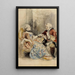 Reproduction of the painting Couple in conversation in rococo attire - Albert Edelfelt