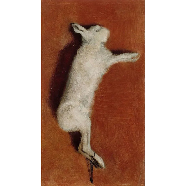 Study of a dead hare - Albert Edelfelt — framed artwork on a wall