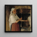 Elli Jäppinen au poêle, étude - Albert Edelfelt — framed artwork on a wall
