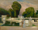 the Saint-Cloud Park in Paris - Albert Edelfelt — artwork view