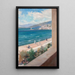 From my window in Cannes - Albert Edelfelt — framed artwork on a wall
