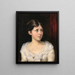 Girl in White Dress - Albert Edelfelt — framed artwork on a wall