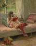 Bons amis, Berta et Capi - Albert Edelfelt — artwork view