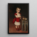 The Grand Duke Andrei Vladimirovich as a Child - Albert Edelfelt — framed artwork on a wall