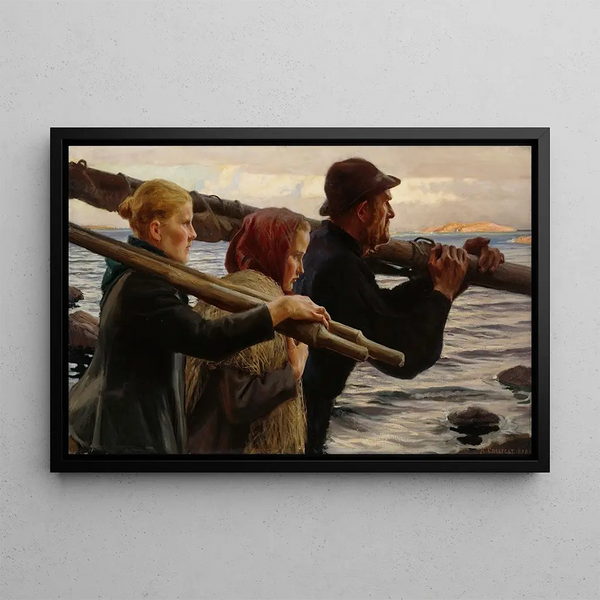 In the Outer Archipelago - Albert Edelfelt — framed artwork on a wall