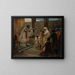 Joseph and His Brothers - Albert Edelfelt — framed artwork on a wall