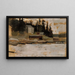 Sketch of landscape by Hamari - Albert Edelfelt — framed artwork on a wall