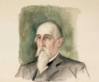 Étude de portrait de Leo Mechelin - Albert Edelfelt — artwork view