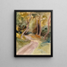 Interior of the Forest - Albert Edelfelt — framed artwork on a wall