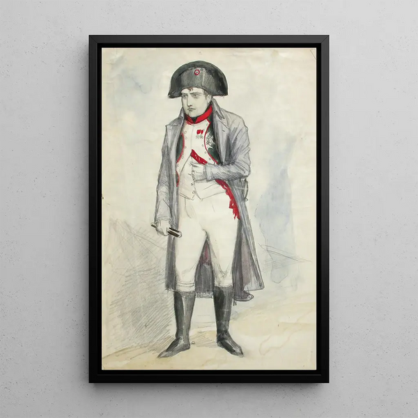 Napoleon Painting - Albert Edelfelt — framed artwork on a wall