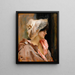 Dame parisienne en peignoir - Albert Edelfelt — framed artwork on a wall