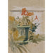 Pélargoniums on the terrace - Albert Edelfelt — artwork view