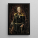 Portrait of the General Adjutant Count Adolf Aminoff Sketch - Albert Edelfelt — framed artwork on a wall